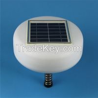 Energy saving mini environmental solar pool ionizer