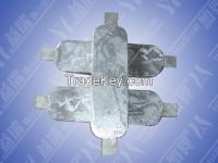 Zinc sacrificial anodes