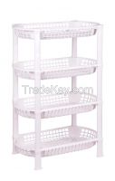 4 Tiers Plastic Multipurpose Rack