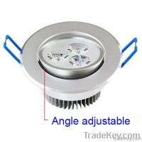 3w led high power recessed downlight