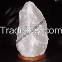 Himalayan Natural Salt lamp Gray