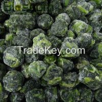 Supply frozen vegetable IQF spinach frozen spinach