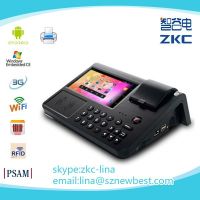 Android pos terminal with 7inch touch screen support 3G/WiFi/RFID/Barcod scanner/build-in thermal printer/PSAM(PC700)