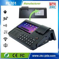 Touch screen Android pos with printer 3G/WiFi/RFID/Barcode scanner /PSAM (PC700/PC701)