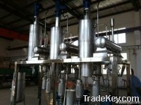 Short path distillation equipment for wasted lubrication oil regenerat