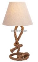 30&quot;H Rope Table Lamp