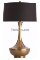 32&quot;H Brass Table Lamp