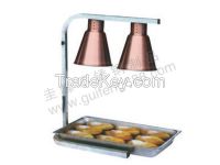 Double heat lamp (bronze cover)
