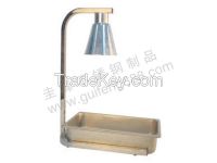 Single-head heat lamp (silver cover)