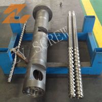 Conical Twin barrel for injection molding machine