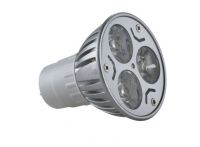 3/5W GU10 LED Spotlight, High Brightness, Easy to Install, Good Heatsink, CE Certified