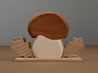 Wooden napkin holder "Oak wood" From Ukraine