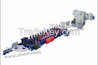 Scaffolding deck roll forming machine