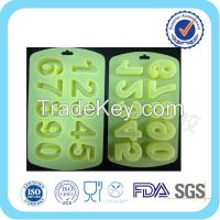 FDA/LFGB Number 0-9 ice tray mould