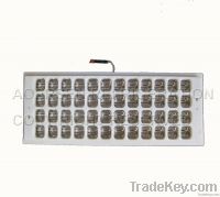 Commercial water spray cube ice evaporator