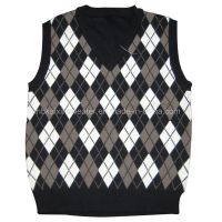 boys' v-neck sleeveless sweater