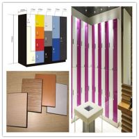 Decorative waterproof customize HPL locker