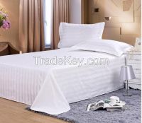 Queen Streak Cotton Bed Sheet From China