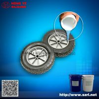 Addition cure silicone rubber for tire mold