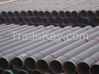 14 inch black painting ERW welded steel pipe