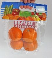 slider ziplock fruit bag with air holes for grape packaging bag