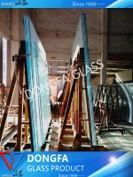 High quality clear laminated glass for fence/handrail/railing/stairs tread/partition glass use