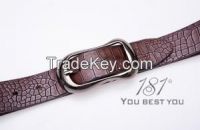 Alligator Texture Belt