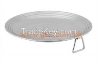 STRAINER PLATE WITH HANDLE