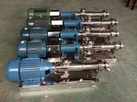 sanitary stainless steel screw pump