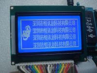 12864 LCD screen with Chinese font LCD blue screen with backlight ST79