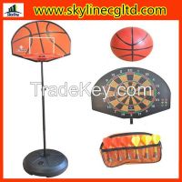 2 in 1 Combo vertical basketball board and dart board