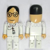 Cartoon figure flash drive