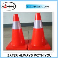 2014 hot sale 18inch pvc traffic cone wholesale