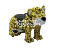 Plush electric toy car