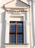 Restored wooden windows