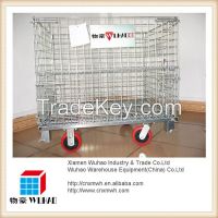 Collapsible Foldable Metal Storage Container With