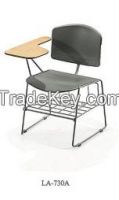 Plastic  Chair  With  Writing  Tablet  And