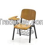Wooden  Chair  With  Writing  Tablet  And