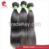 Unprocessed high quality straight wave Brazilian hair extension out sale