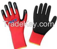 Latex Polyester Glove