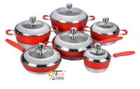 12pcs Aluminium Forging Die -casting Cookware
