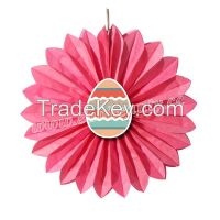 easter egg paper fan for home decor distributor