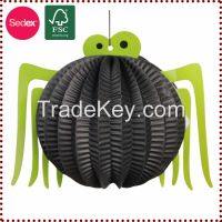 3D paper models spider paper lanterns for halloween hanging decoration