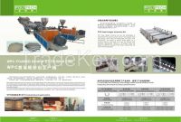 1200mm foam board production line /wood and plastic composite machine From China
