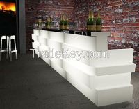 modern design pure acrylic solid surface bar counter