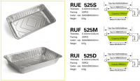 Full size pan Disposable Food Aluminum full size Tray shallow medium &amp;amp;amp; deep foil container