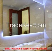 Mgonz belt led lighting bathroom mirror translucidus rectangle mirror