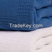 Cotton Waffle Blanket From India
