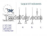 Bone Saws, Plaster Saws, ENT Snares, Skin grafting knifes