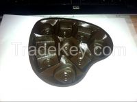 chocolate inner tray blister and clamshell